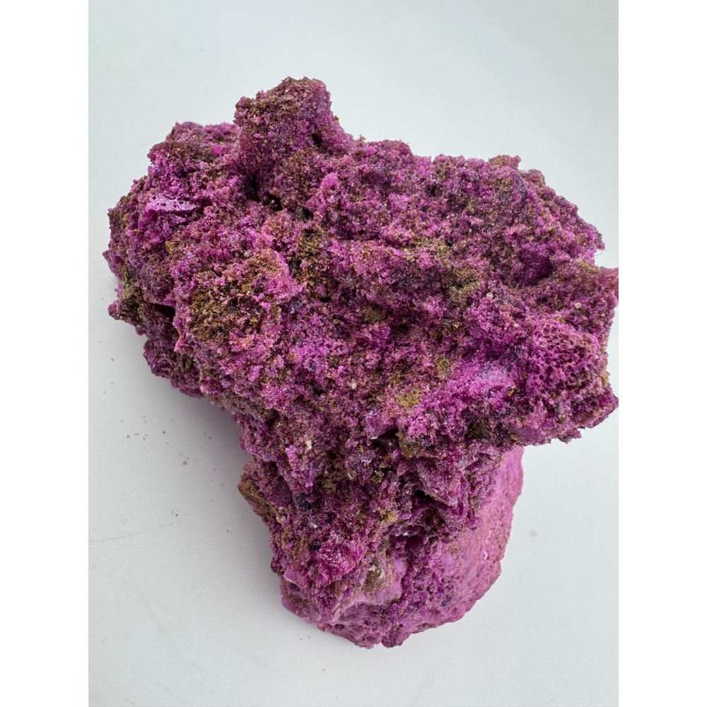 Raw Ruby Specimen Fluorescent Corundum Crystal Cluster 3.42in